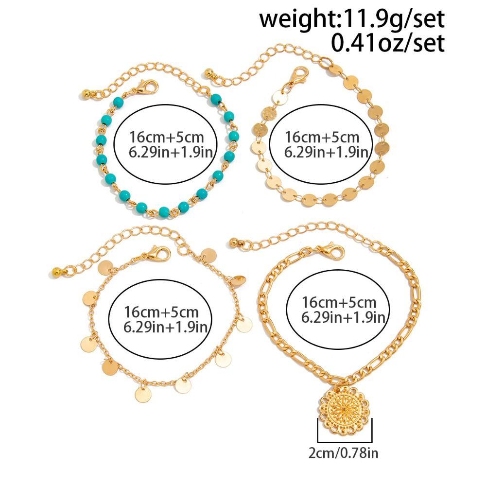 Ethnic Style Boho Necklace Necklace Set Multi-layer Necklace Personality Jewelry Set  Girls