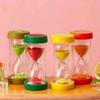 Portable Fruit Sand Clock Colorful Sand Hourglass Timer Stylish 3 Minutes Hourglass  Child
