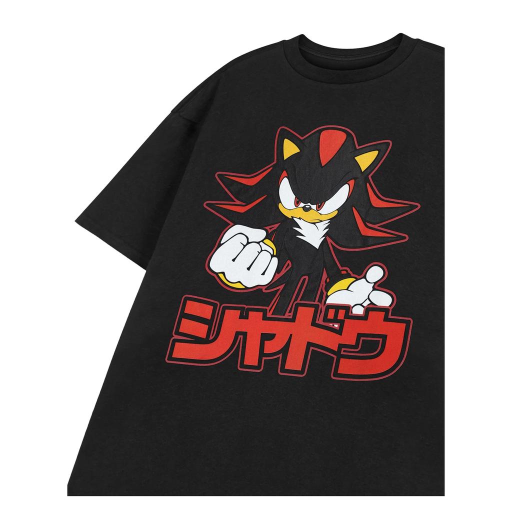Sonic The Hedgehog Mens Shadow Japanese T-Shirt