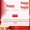 Honeymoon Love Heart Balloon Ceiling Set for Wedding and Bedroom Decor