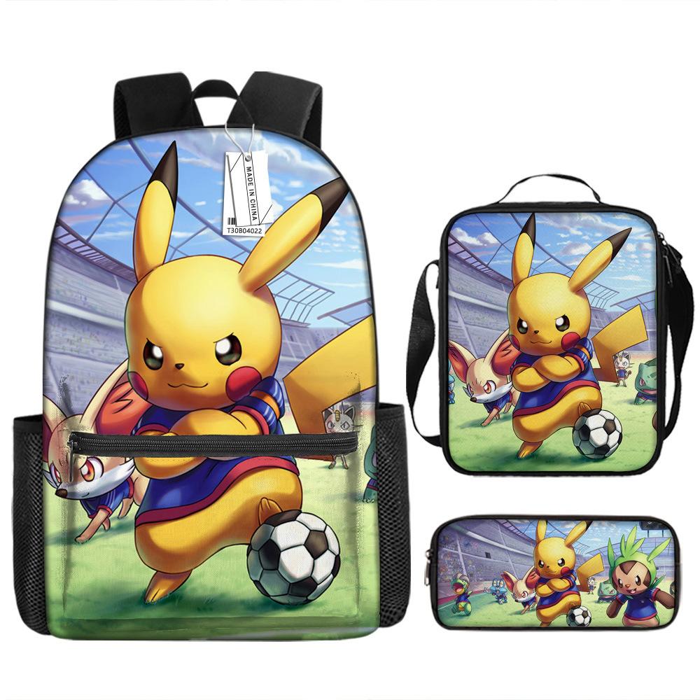 School Season Student Schoolbag Pokémon Pokémon Backpack Cartoon Satchel Pencil Case