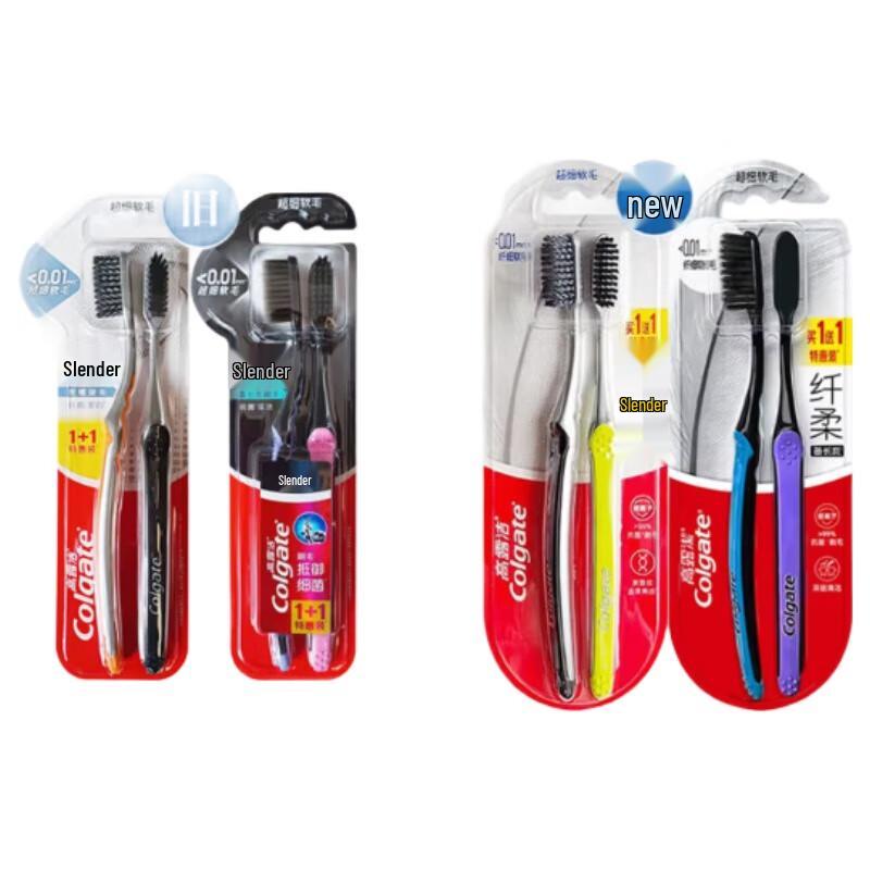 Colgate Slim Soft Charcoal Toothbrushes 8-Pack