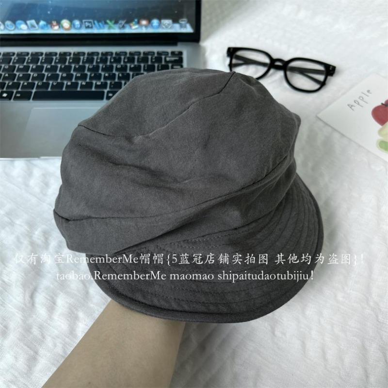Japanese Yamamoto Style Thin Breathable Octagonal Hat Versatile Literary Painter Hat