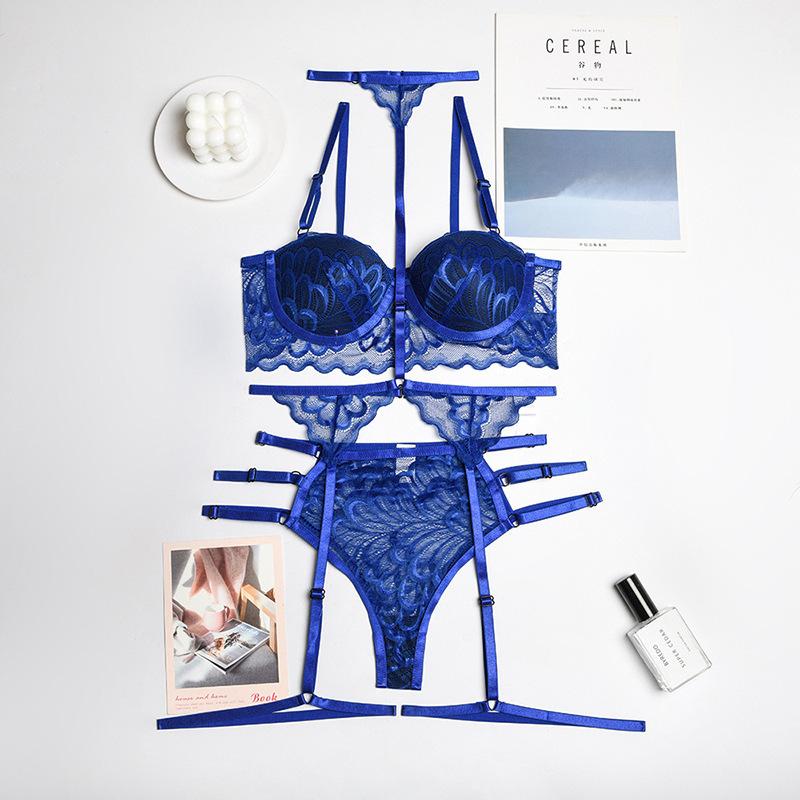 Large Size Sexy Erotica Women Lace With Chest Pad Lingerie