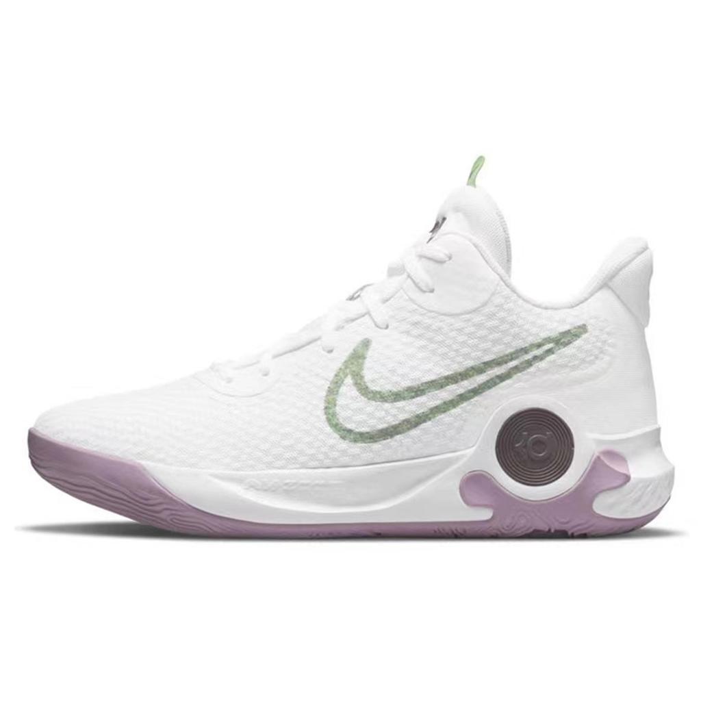 Nike KD Trey 5 IX Vintage Basketball Shoes Unisex Mid top Pink DJ6922-100(Team80-S-BOX)