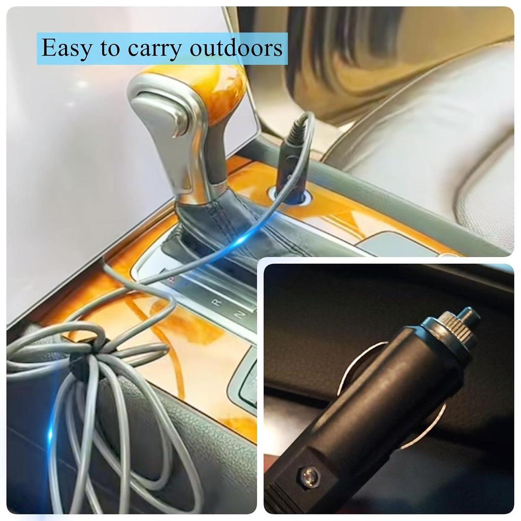 Waterproof 5m Car Charger Cable with Cigarette Lighter Adapter - Popular Model