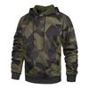 Men's Fashion Camouflage Sweatshirt Men's Drawstring Ribbed Closure Raglan-sleeves Hoodie