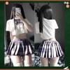 Great Value Full Set for High School Girls High School Student Sailor Uniform JK Miniskirt School Student Clothes Adult Cute Present Cosplay Costume