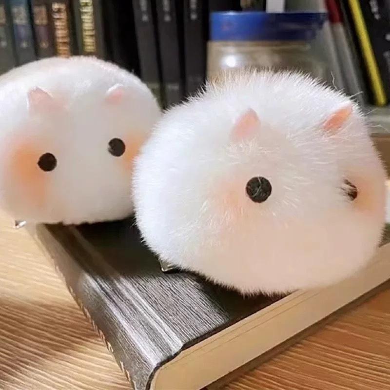 1Pcs Cute Fluffy Plush Little Rabbit Hair Clips Soft Touch For Girls Daily Wear Party Cosplay Small Gifts