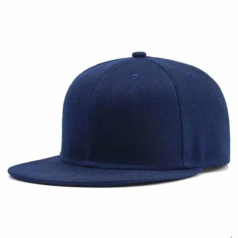 New  Cap Plain Adjustable Snapback Hat High Quality Adult Hip Hop Urban Street Style Baseball Cap Men Women Outdoor Leisure Baseball Hat