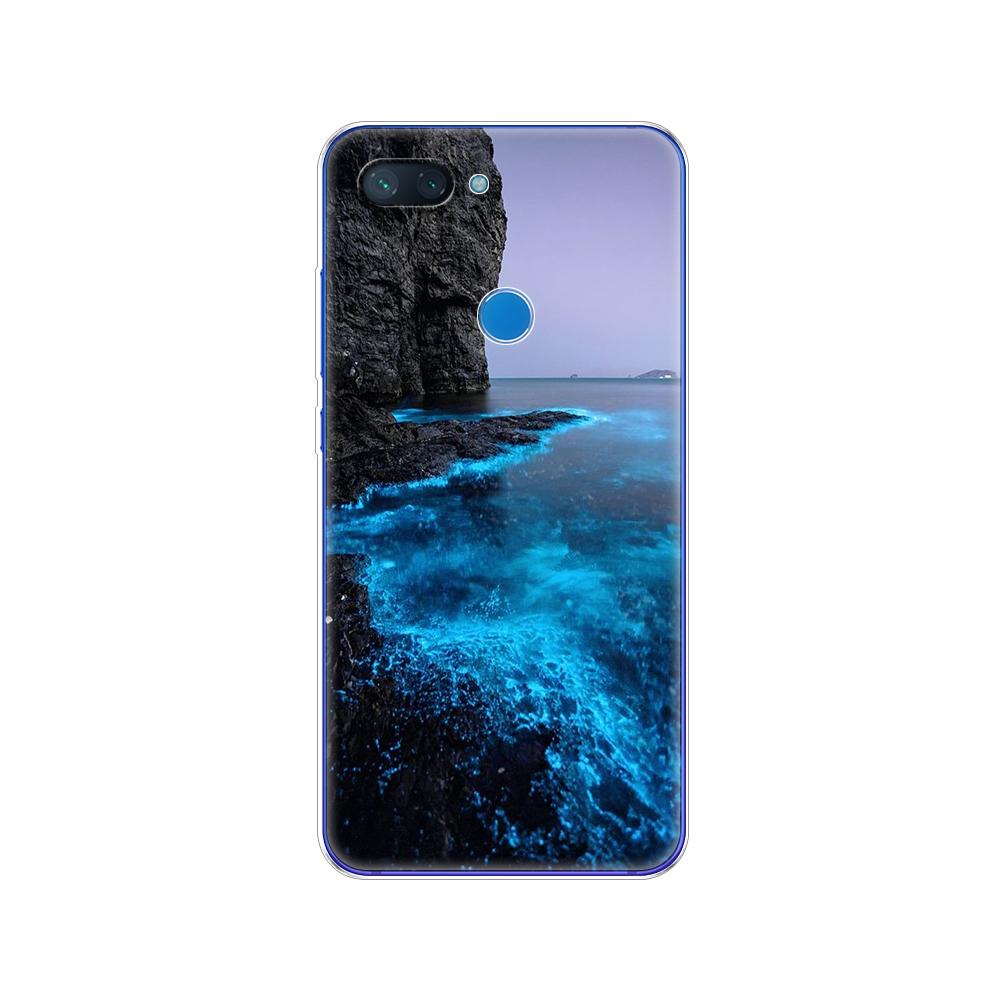 

Чохол для xiaomi mi 8 LITE 6,26 дюймів, прозорий силіконовий чохол із ТПУ для xiaomi mi 8 lite, задня кришка, сумка, зоряне небо xiaomi mi 8 lite