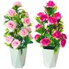 Sweet Room,Artificial Flower Plant Pot Bonsai Office Garden Party Furniture Ornament Decor