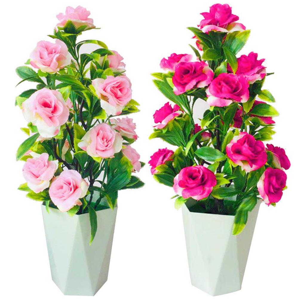 Sweet Room,Artificial Flower Plant Pot Bonsai Office Garden Party Furniture Ornament Decor