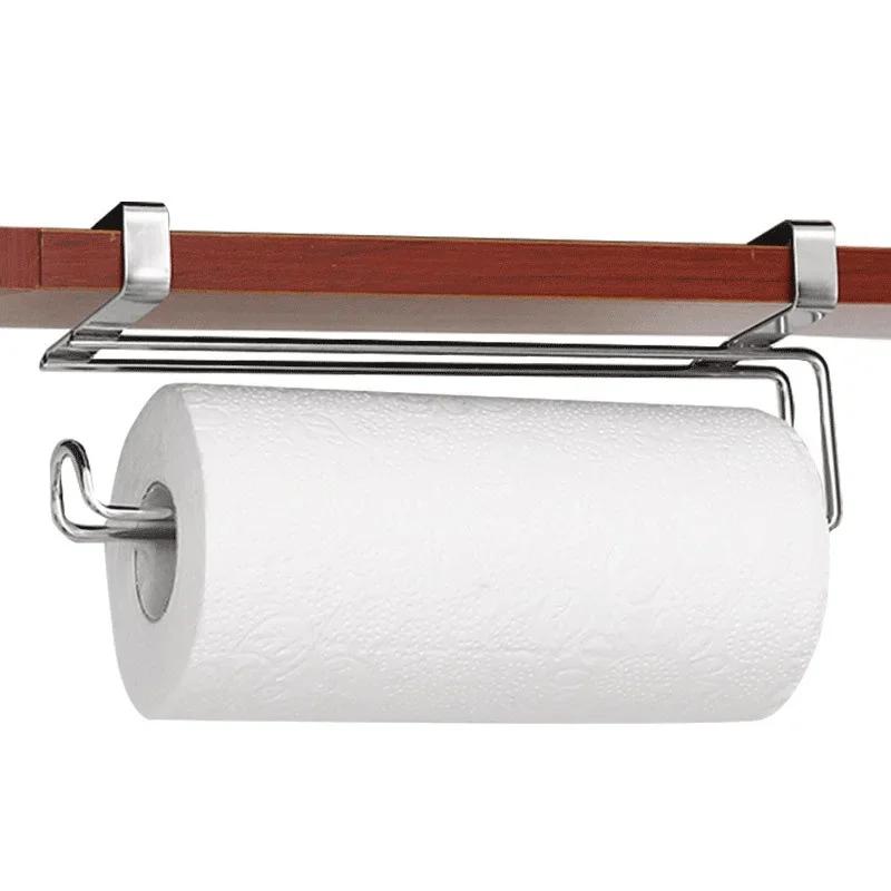 Kağıt Rulo Tutucu Havlu Askısı Asılı Raf Banyo Depolama Tuvalet Rafı Ev Mutfak Doku Aksesuarı Duvar Standı Askı Mutfak