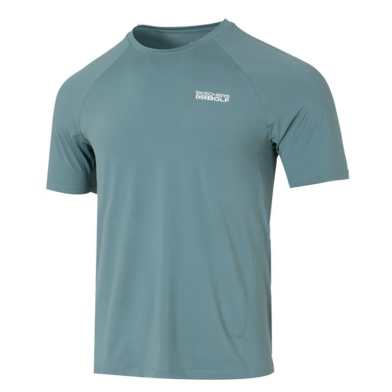 Skechers Breathable Sports Knit Short Sleeve Quick Dry T-Shirt Men tops P226M205-0515 S