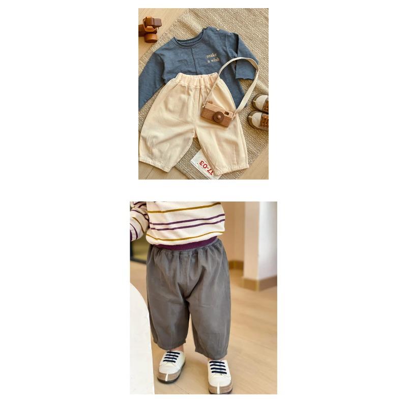 Children Pants Spring Autumn Casual Sports Trousers Boys Girls Korean Solid Color Fashion Versatile Kids Baby Clothing Pant