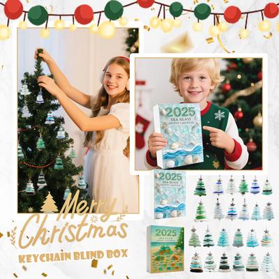 2D Flat Sea Theme Acrylic Christmas Tree Advent Calendar Christmas Tree Party Decoration Crafts Xmas Birthday Susprised Gift