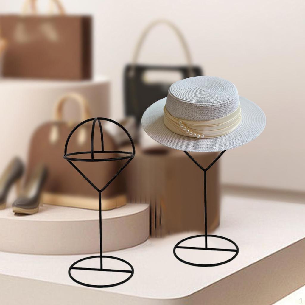 Cap Display Stand Hat Displaying Rack Simple Dome Design Multipurpose Decoration Holder Storage