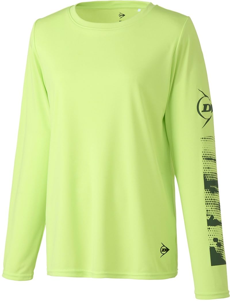 

Dunlop Long Sleeve Tennis and Badminton UV Light Size M Women s T-Shirt, Moisture-Wicking, Quick-Drying, Protection, Green, (DAL8463W, 2024FW)