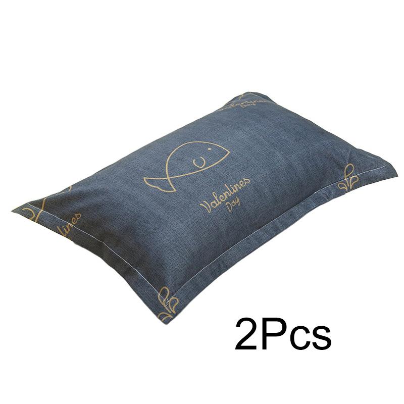 1Pc Pillow Cover Bedroom Decoration Pillowcase Whale Print Polyester Washable Student Dormitory Pink 48*74cm Pattern Pillowslip