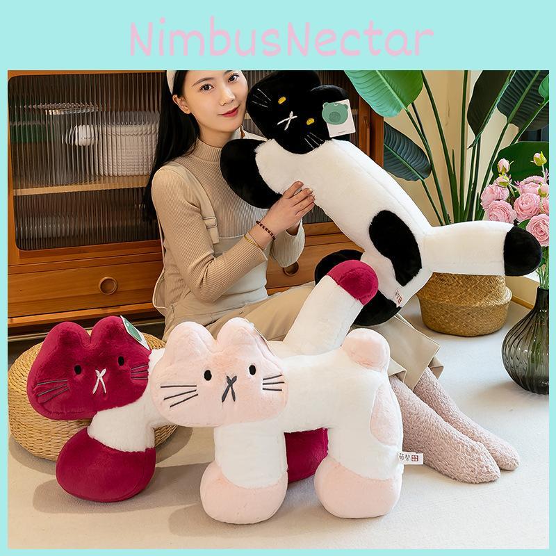 Neck Cat Shaped Pillow Cute Animal Plush Toy Office Supply Girls Gift Birthday