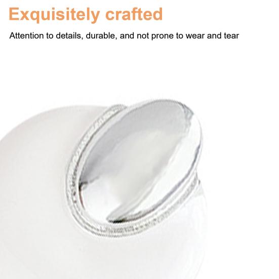 Retro White Stud Earrings Hypoallergenic Office Ladies Earrings Lightweight Alloy