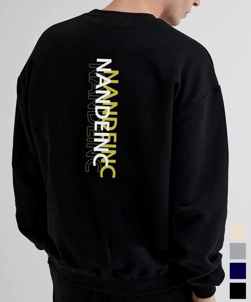 NANDE Inc Lettering Oversized Sweatshirt 4 Colors