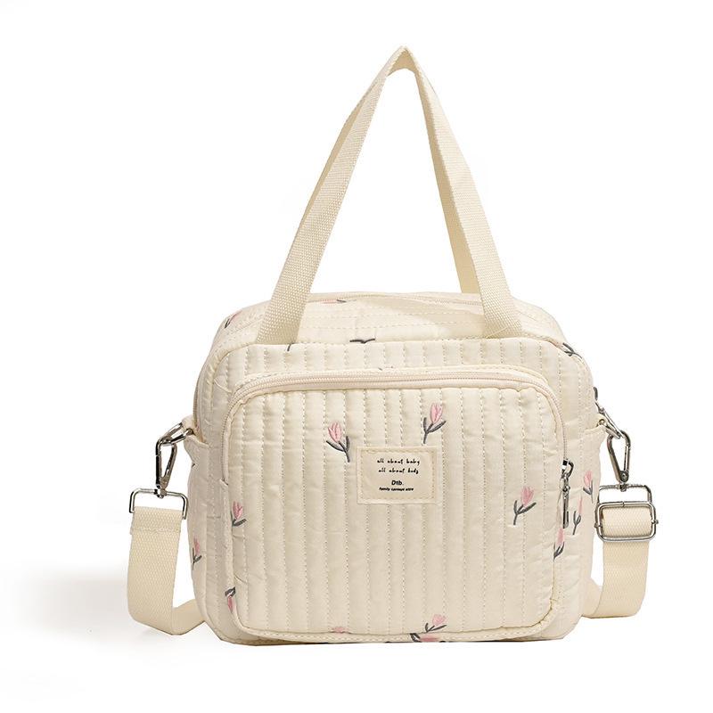 

Bear Embroidery Mummy Bag: Large Capacity 2025 Style, Crossbody & Shoulder Bag for Mom and Baby Outings