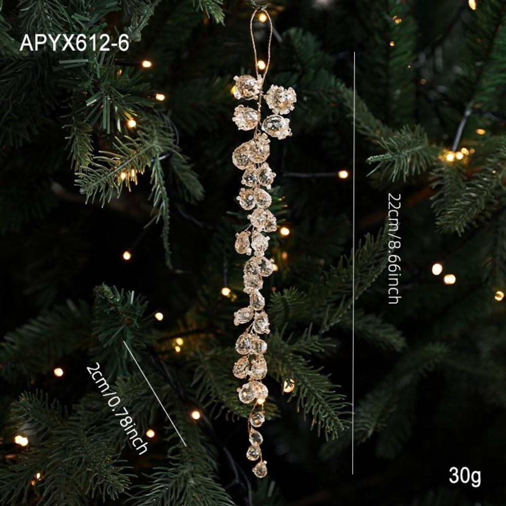 

Crystal Bud Crystal Grape Pendant Weeping Willow Transparent Bead DIY Crystal Branches Pendant Style Sparkling