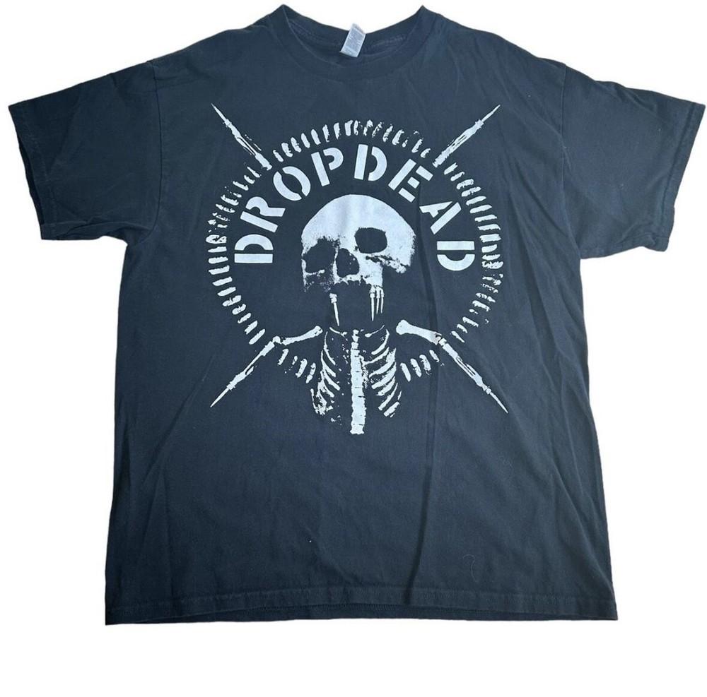 Dropdead Hardcore Crust Punk Band T Shirt Merch Vintage Grindcore Dystopia Y2K Unisex T-Shirt XXXXL