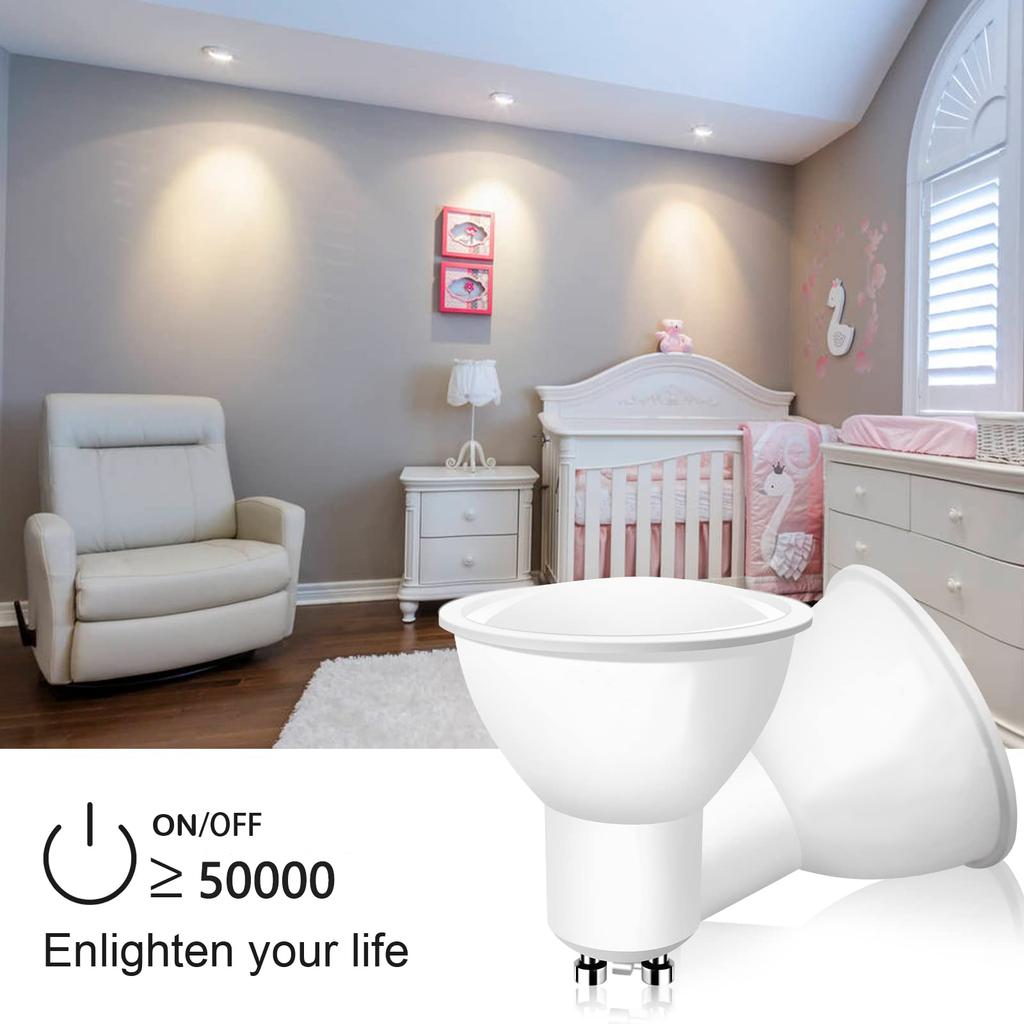 12PCS AC220V LED Bulb 3W 6W 9W 12W GU10 LED Spotlight Bulb 270 Degree Beam Angle For Home Office Decoration Lamp Light