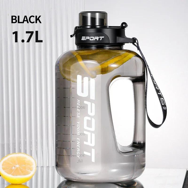 

Multi-Sport Water Bottle with Hydration Measurement & Leakproof Lid - Large Capacity 1.7L for Active Lifestyles