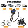 Car Tire Manometro High-precision Monitoring Inflation Gun Car Tire Pressure Gauge 0-18Kg/cm2 With Inflator Hose Digital Inflator Gauge 0-255Psi