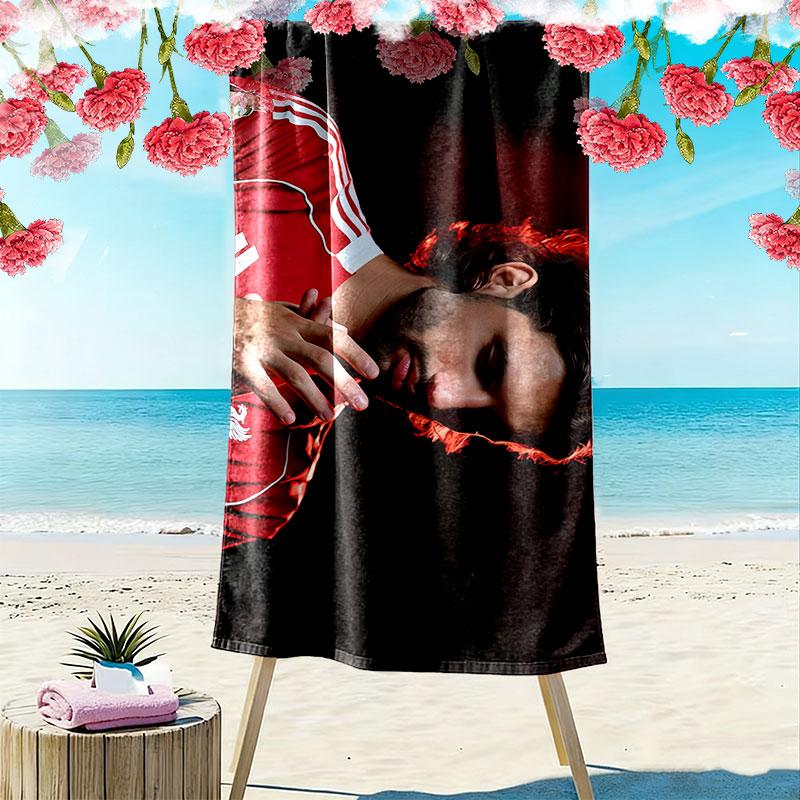 Dominik Szoboszlai Print Beach Towel, Large Soft Quick Dry Towel for Beach Camping Swimming