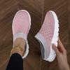 TUINANLE Woman's Shoes Summer Slip on Casual Sandals Lady Mesh Plus Size Walking Slippers