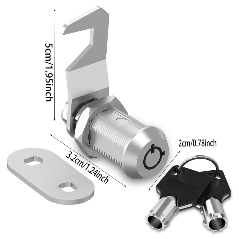 Tool Boxes Locks Mailbox Cylinder Thread Tubular Cam Lock Cabinet Drawer Lock Furniture Hardware RV Doors