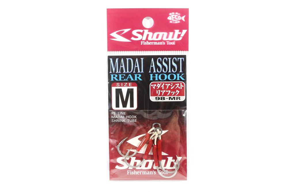 Hameçon Assistant Shout 332-MS Madai Assist Hook - Taille L - Lot De 4