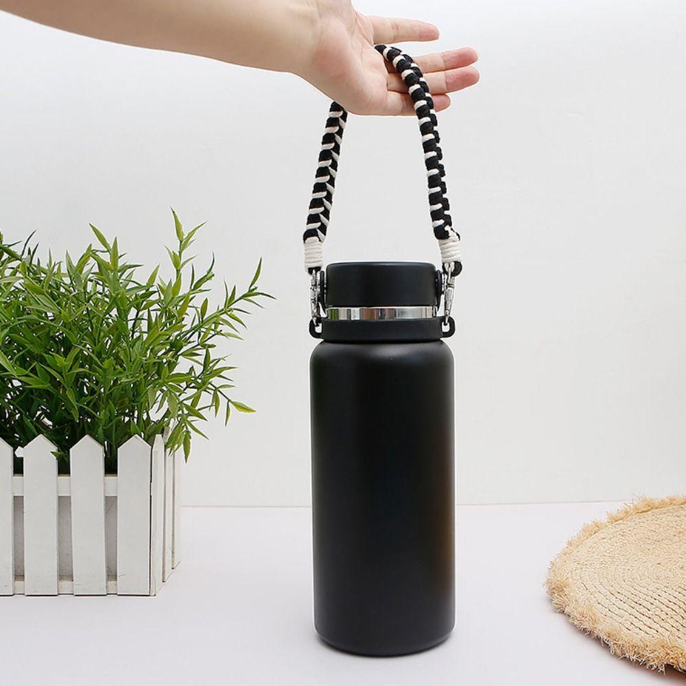 Dehnbares Wasserflaschen-Lanyard Silikonring Wasserflaschen-Tragegurt Spazierengehen