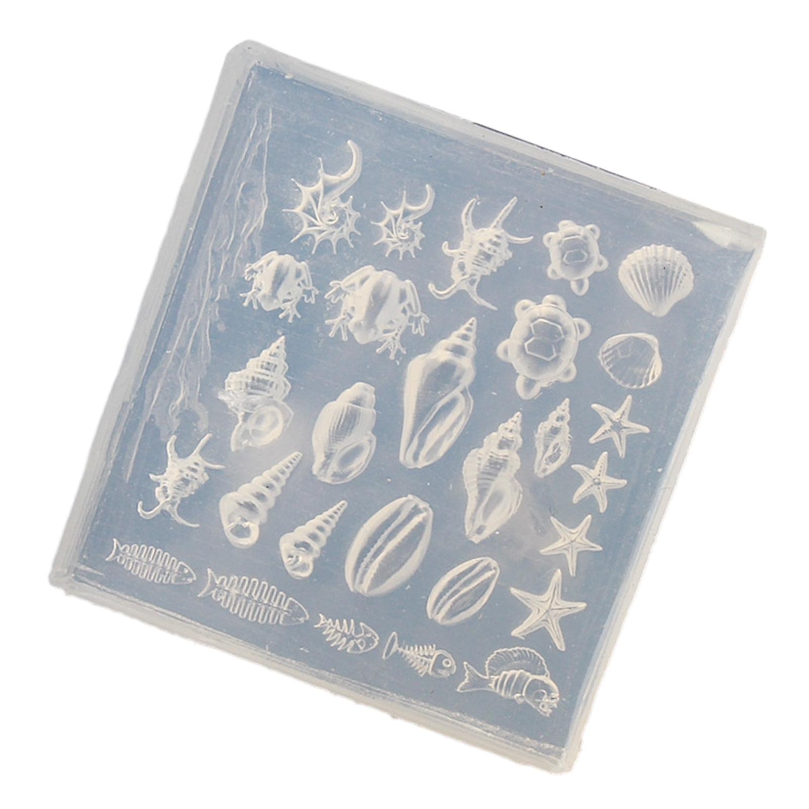 

Professional Sea Theme Nail Art Molds Small Accessories Mold Nail Decorative Mold for Salon Manicure Decorations