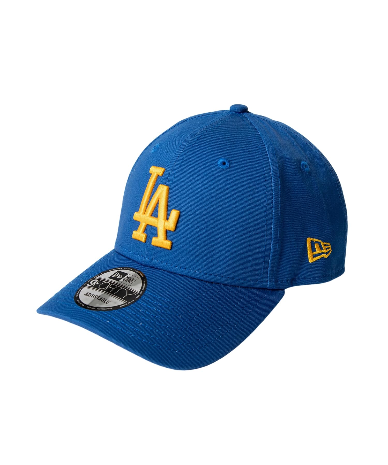 New Era 9FORTY Los Angeles Dodgers League Essential 940 Unisex Blue Yellow - Cap, 60364453, & [Used]