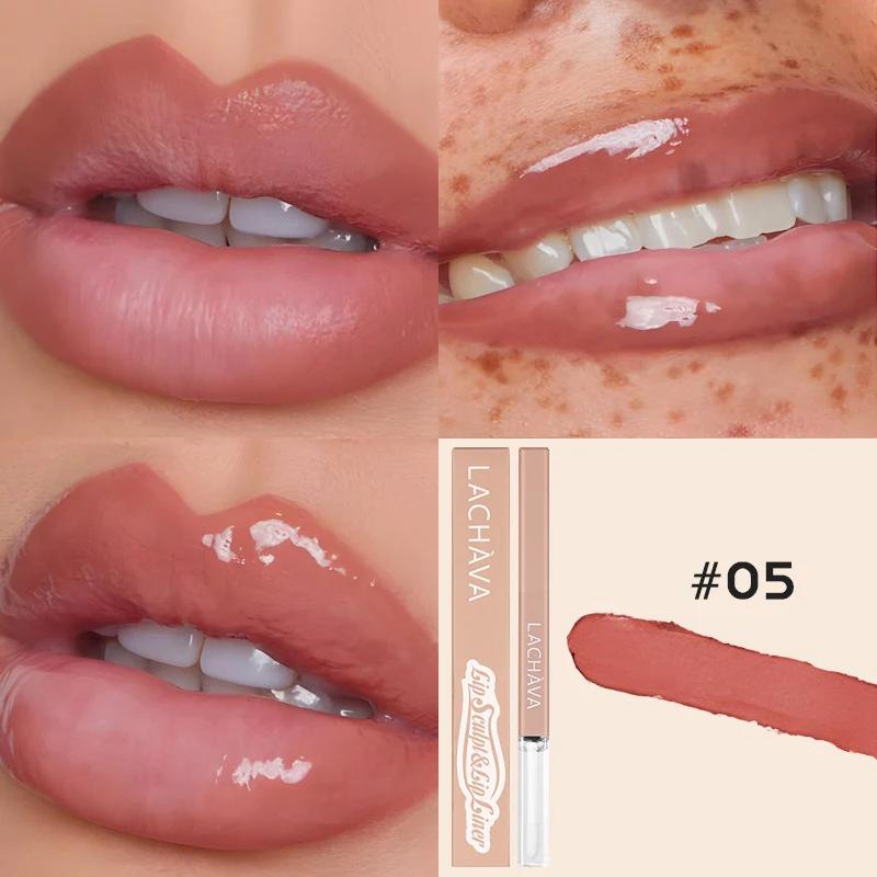 

Олівець-ліплайнер 2в1 Матовий вельветовий Водостійкий Натуральний З ефектом збільшення губ Контурний Чіткий Хайглос для губ Олія для губ Тверда помада 10 кольорів