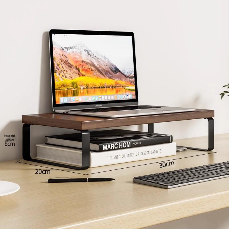 Desktop Monitor Riser Stand with Storage Shelf