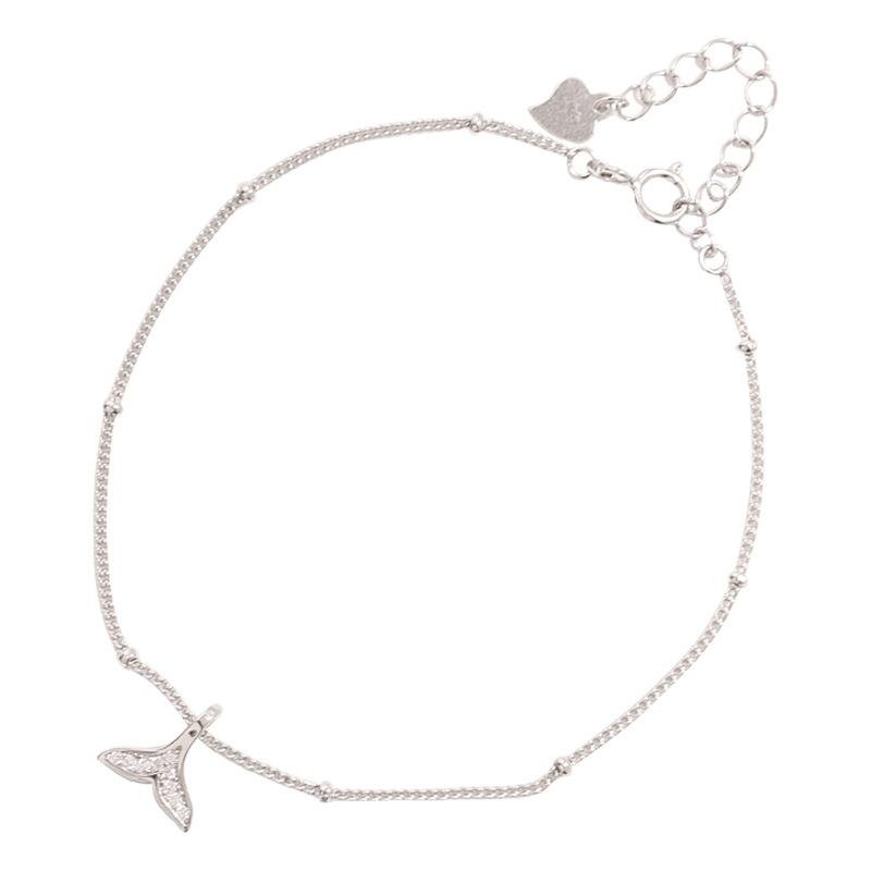 

Стерлингового Серебра S925 Серебряный Браслет Сверкающий Бриллиантовый Браслет Корейский Стиль Мода Простая Личность Свежий Лучший Друг Браслет Из Шариков