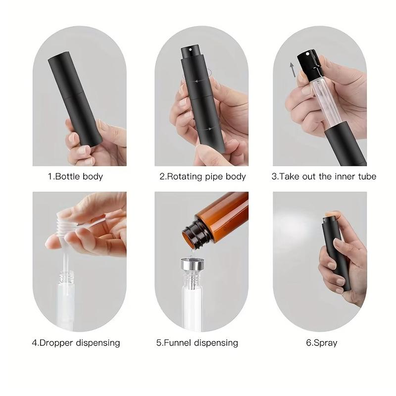 10ml Travel Perfume Sprayer Refillable Cologne Container Empty Dispenser Sprayer Makeup bag Perfume bottles