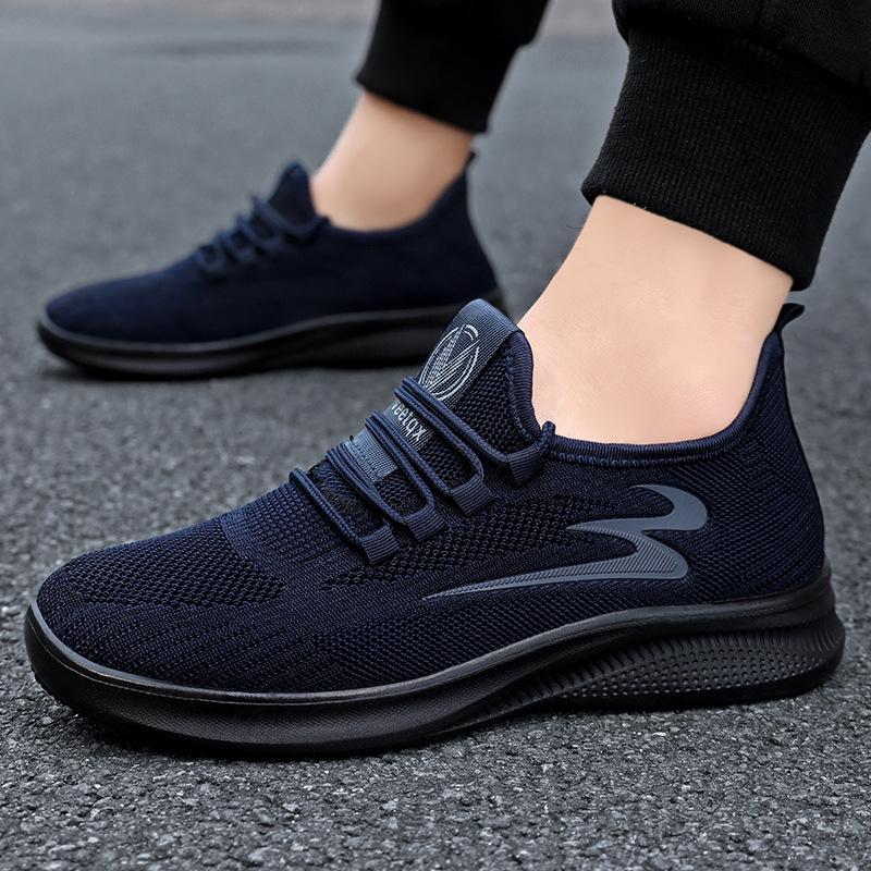 Shoes Men's Sneakers 2025 Breathable and Non-smelly Feet Mesh Shoes Soft Sole Comfortable Running Shoes Versatile Men's Single Shoes