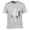 Minimalist Monochrome City Skyline I Street Distressed Washed Loose Simple Tee
