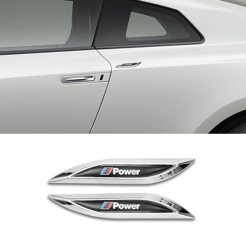 ABS Car Body Emblem Badge Sticker Rear Trunk Decal For BMW M Power F30 i4 X3 F10 E90 F20 E46 E60 E70 E39 E36 E87 X7 E92 E62 E93