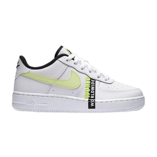 Nike Air Force 1 LV8 1 GS 'Worldwide Pack - Beyaz Açık Volt' CN8536-100