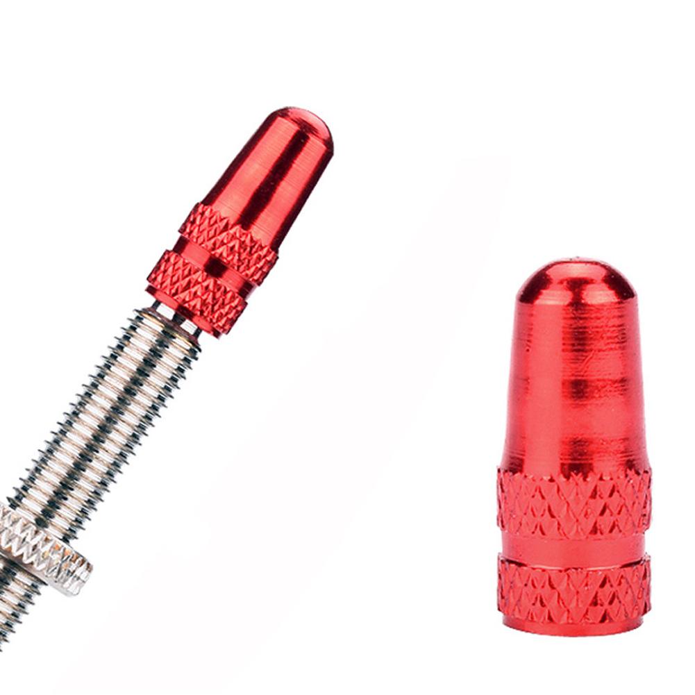 Anvelope de bicicletă Capace de supape Presta Capace de supapă de aer Aliaj de aluminiu pentru anvelopă de bicicletă de șosea Capace de supape proiectate cu capac ultraușor