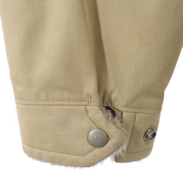 MIGHTY MAC 80s Vintage Made In USA Mountain Parka Beige Boa Fur Lining Men's Used